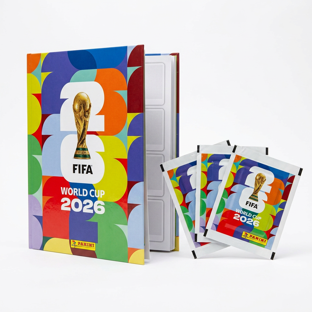 Combo Álbum da Copa 2026 (Capa Dura) + 15 Envelopes
