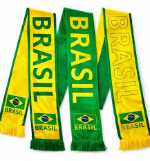 Kit 3 Cachecóis da Seleção Brasileira